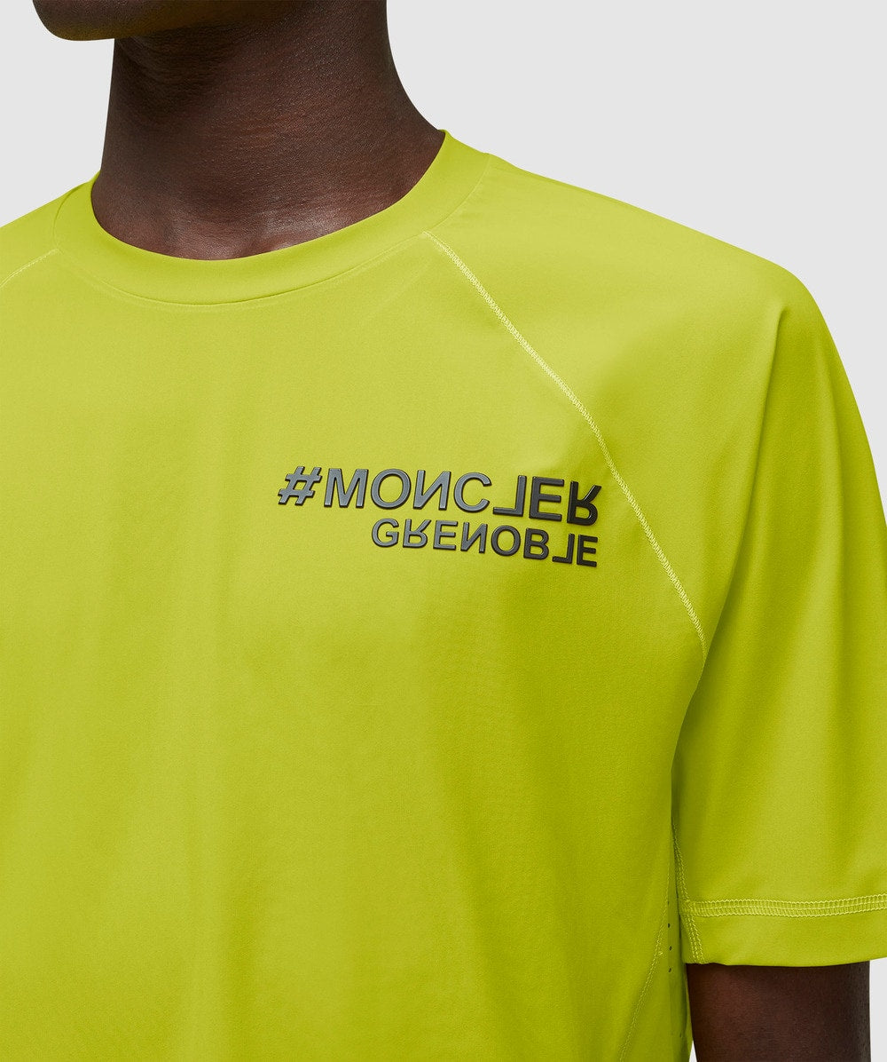 Moncler Grenoble Performance T-Shirt for Men - Lightweight, Breathable & Quick-Dry - Perfect for Hiking, Gym & Outdoor Activities