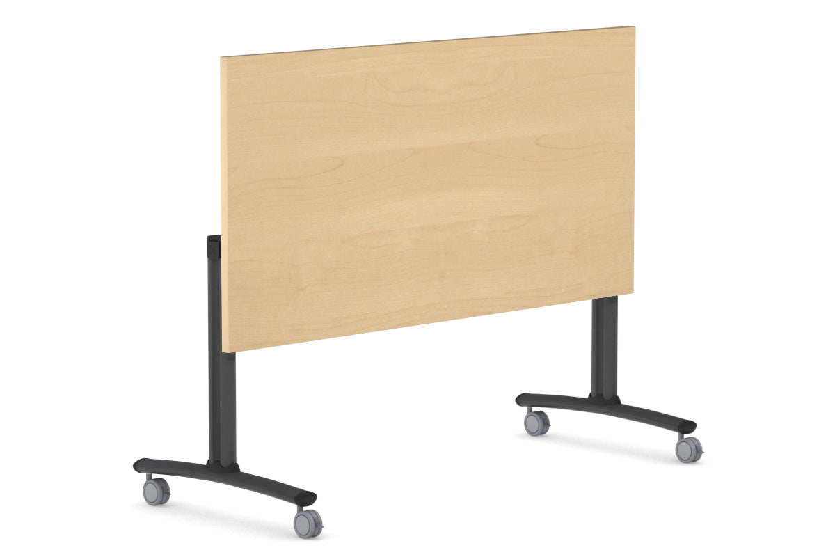 Foldable Mobile Meeting Table with Wheels - 1200L x 700W Flip Top Conference Desk - Perfect for Office Meetings, Classrooms & Event Spaces