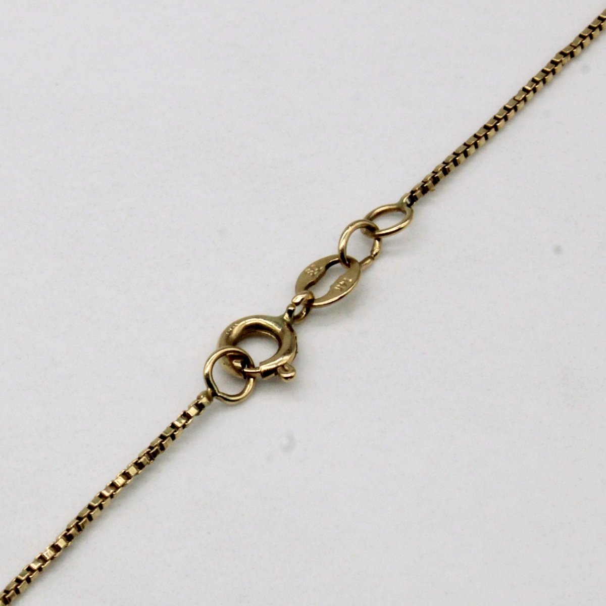 10K Yellow Gold Box Link Chain Necklace - 25 Inches | Elegant & Durable Jewelry for Women | Perfect for Everyday Wear, Layering & Special Occasions