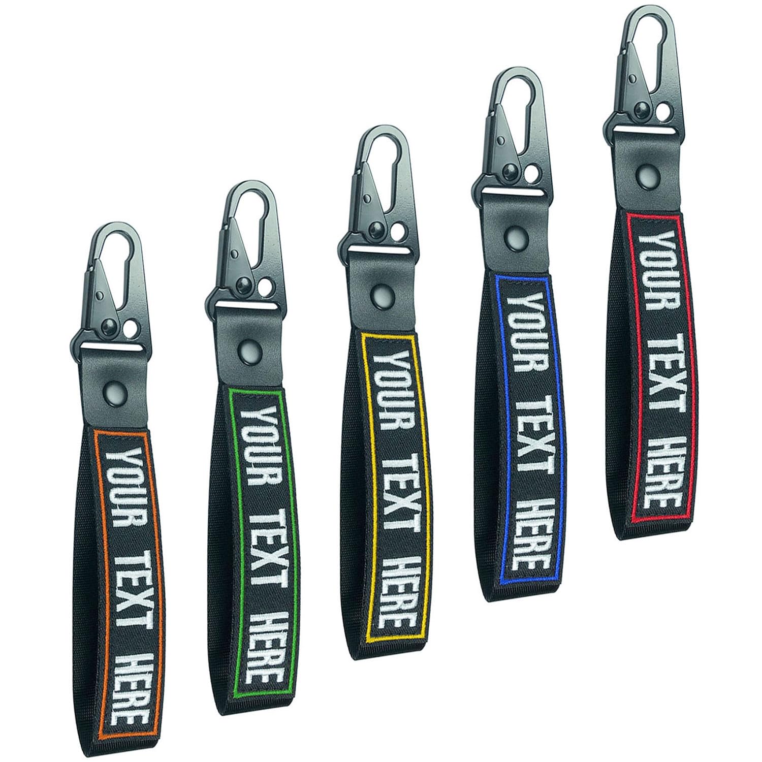 Custom Name Keychain Clip - Personalized Key Tags Holder for Women | Luggage & Bag Accessories