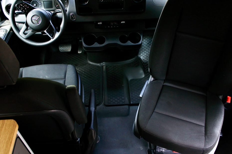 SafeSwivel MB Sprinter Swivel Seat Adapter - All New Design for Enhanced Safety & Comfort | Perfect for RV Conversions & Van Life