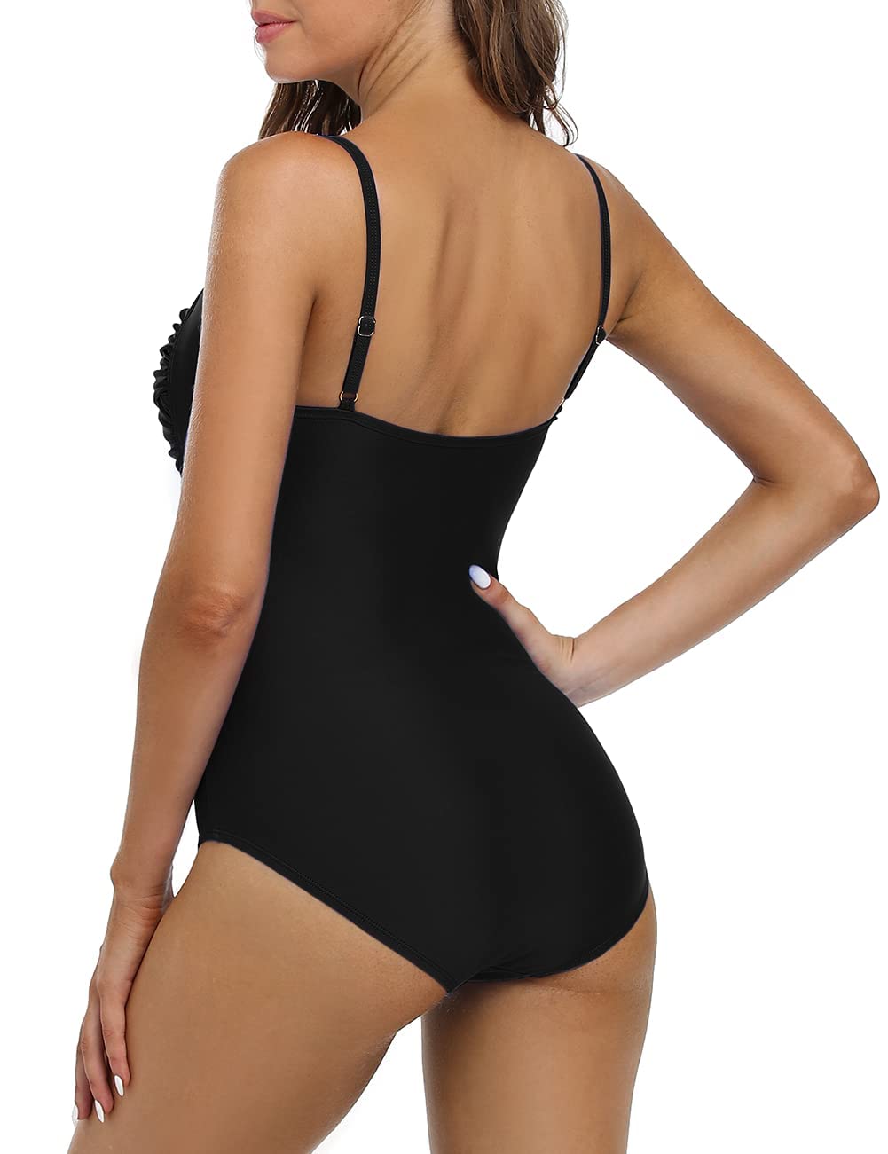 Coastal Rose Women's One Piece Swimsuit - Tummy Control Bathing Suit for Women | Beach Vacation, Pool Party & Summer Swimwear