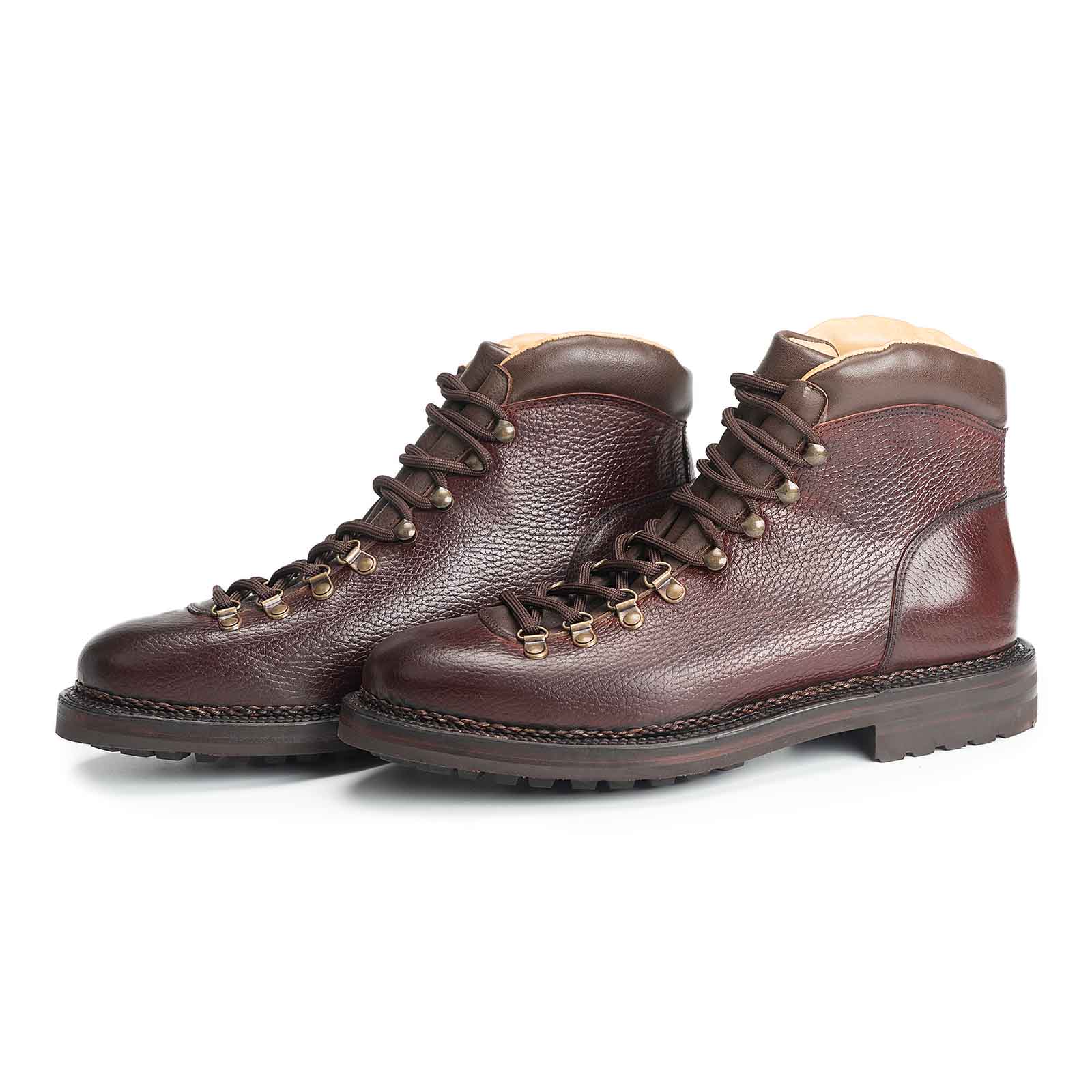 506690 Burgundy Inca Grain Shell Cordovan Leather - Premium Quality for Handbags, Wallets & Luxury Accessories (Perfect for Business & Formal Occasions)