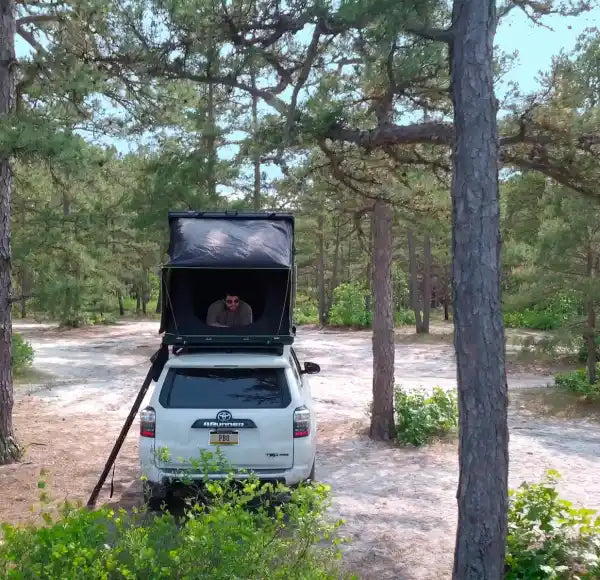 Pine Barren Overland Blackjack Rooftop Tent - Heavy Duty Roof Top Camping Tent for Trucks & SUVs - Perfect for Off-Road Adventures & Outdoor Camping Trips