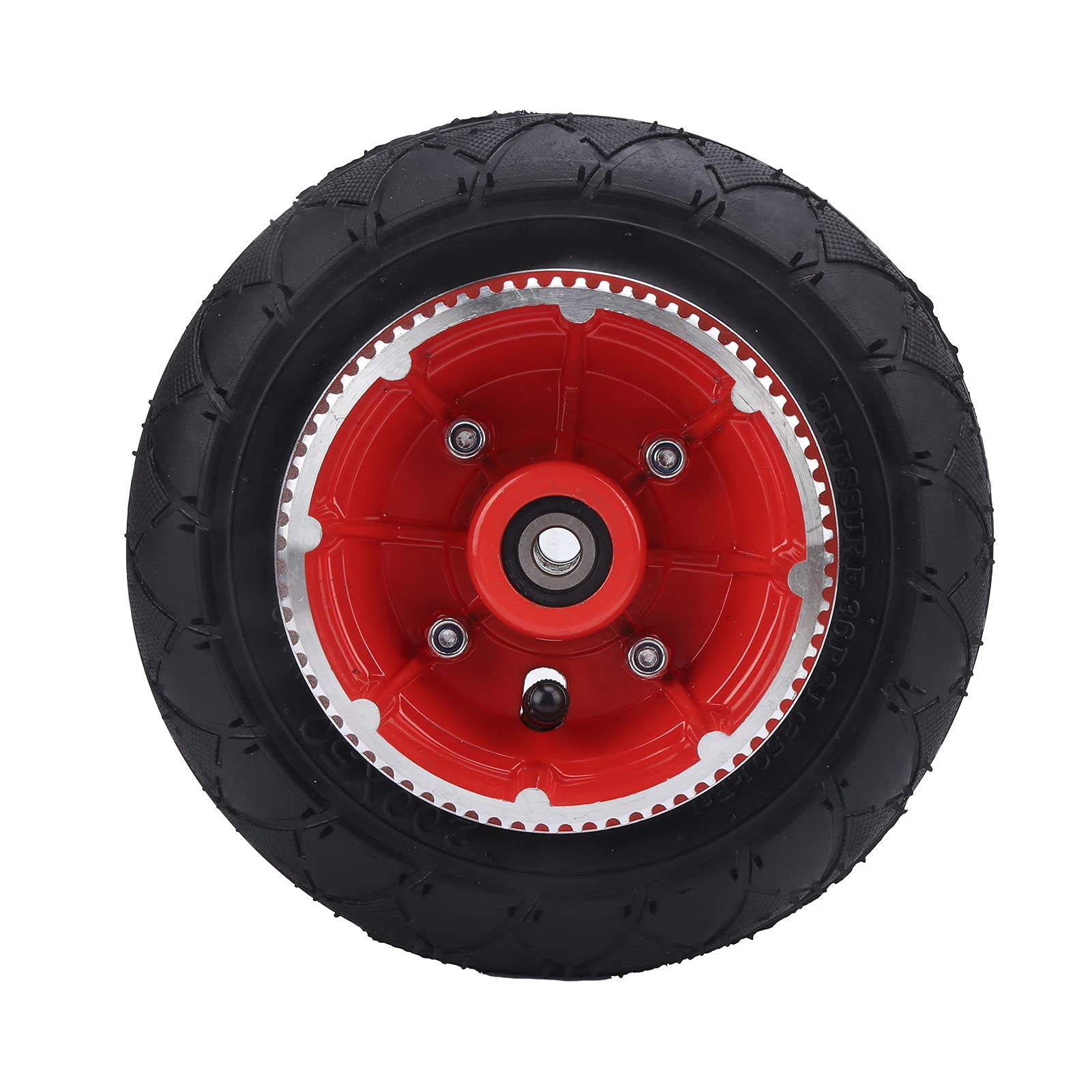 8 Inch Electric Scooter Tire Replacement - 200x50 Rear Hub Wheel with Pneumatic Tire & Inner Tube for E-Scooter | Perfect for Commuting, Urban Travel & Last-Mile Transportation
