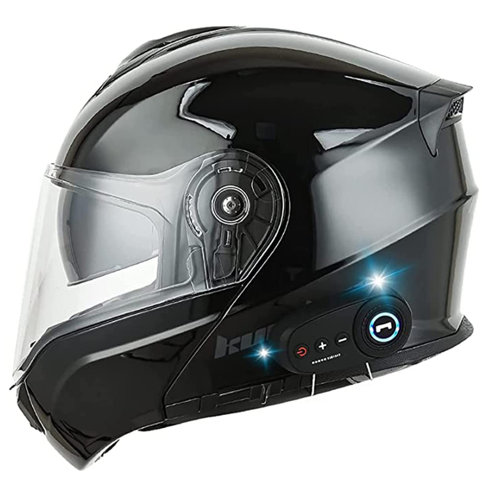 **DOT Approved Modular Motorcycle Helmet with Bluetooth & Double Visor – Flip-Up Full Face Helmet for Scooter & Motorbike Riders (Size F, XL) – Ideal for Commuting, Touring & Adventure Riding**