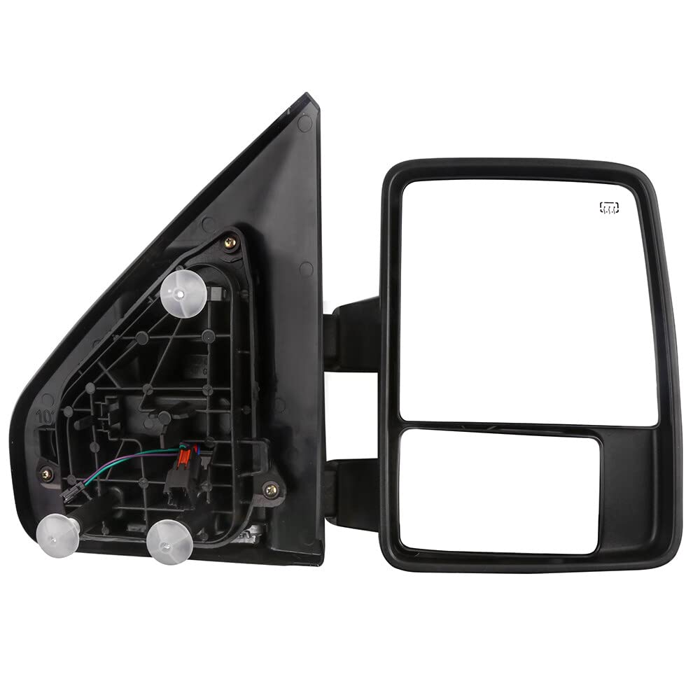 ECCPP Power Heated Towing Mirrors with Puddle Lights for Ford F-150 (2004-2014) | ADP06518701S | Enhanced Visibility & Safety for Towing, Parking & Night Driving