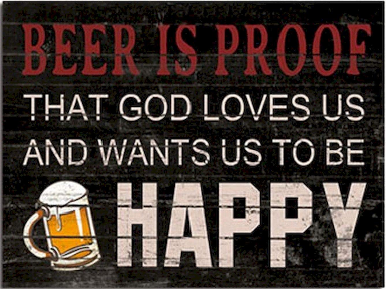 Personalized Beer Proof Wooden Sign - Custom Pub & Bar Decor for Home, Man Cave, or Outdoor Party - Durable & Weatherproof