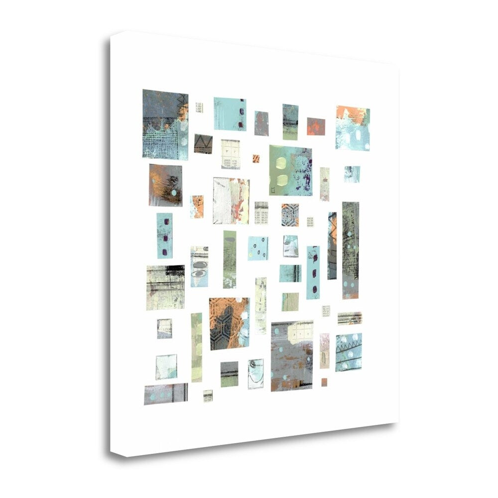 Blocks By Sarah Ogren - Premium Fine Art Giclee Print on Gallery Wrapped Canvas - Ready to Hang Wall Art for Living Room, Bedroom & Office Decor
