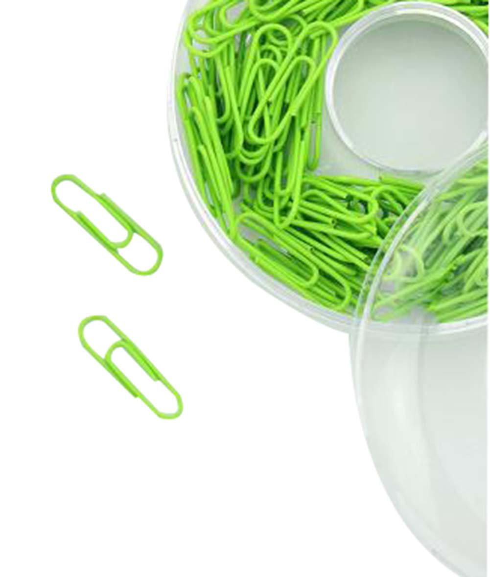 150-Piece Mini Green Binder Clips & Paper Clips Set - Perfect for Office Organization, School Supplies, and Document Filing