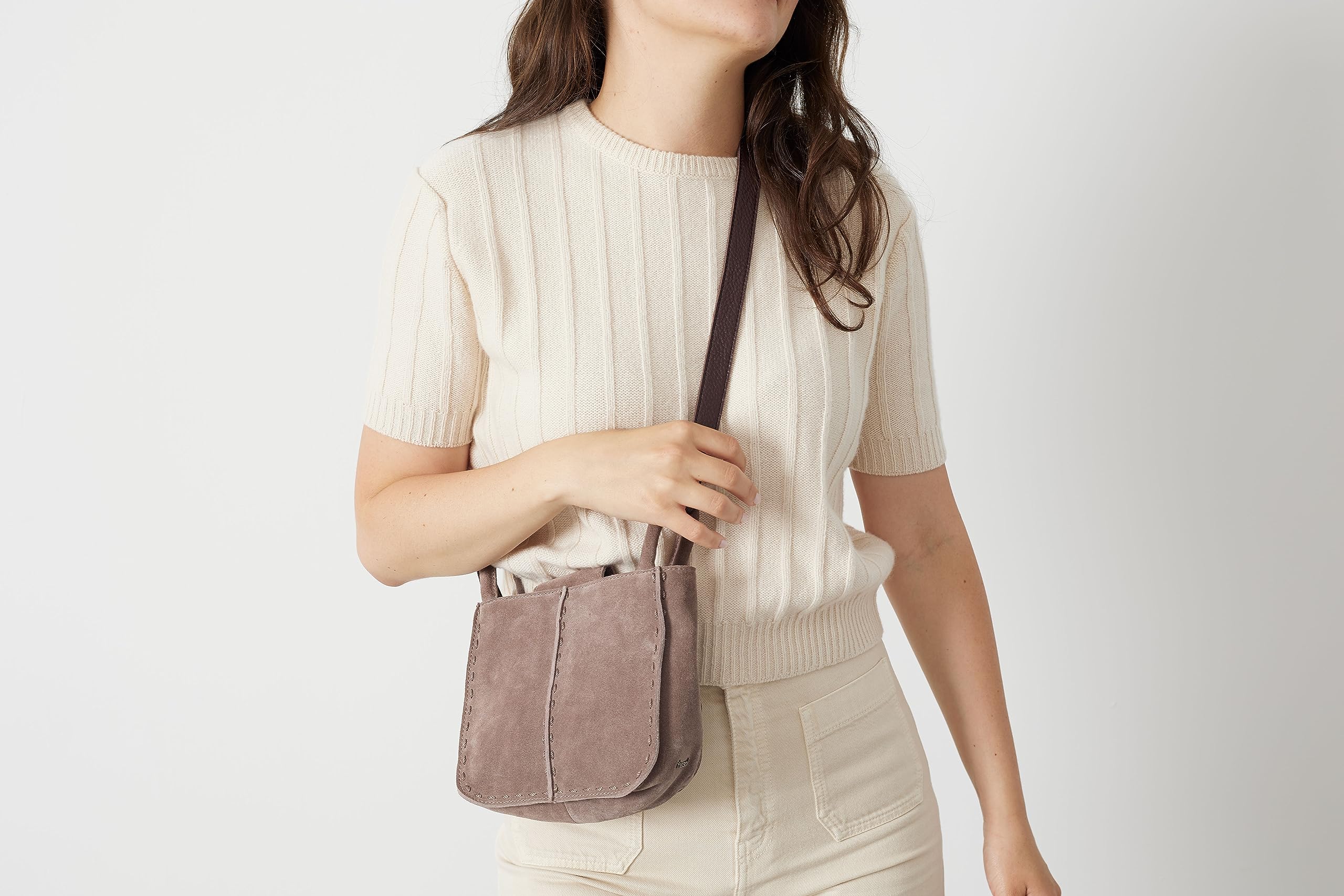 The Sak Los Feliz Small Crossbody Bag for Women - Stylish Leather Purse with Adjustable Strap, Perfect for Travel, Shopping & Everyday Use