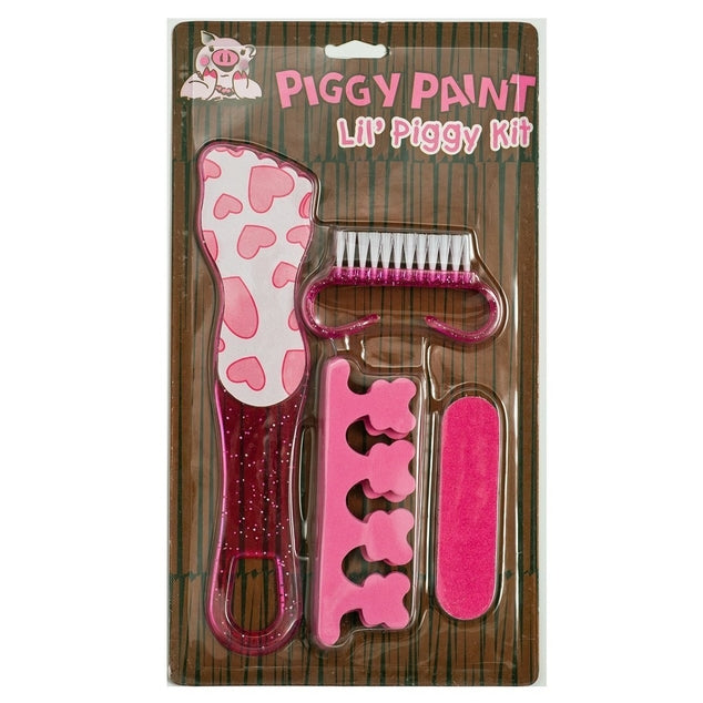 Piggy Paint Non-Toxic Nail Polish Pedicure Set for Kids - Safe, Fun & Easy to Use at Home or Salon
