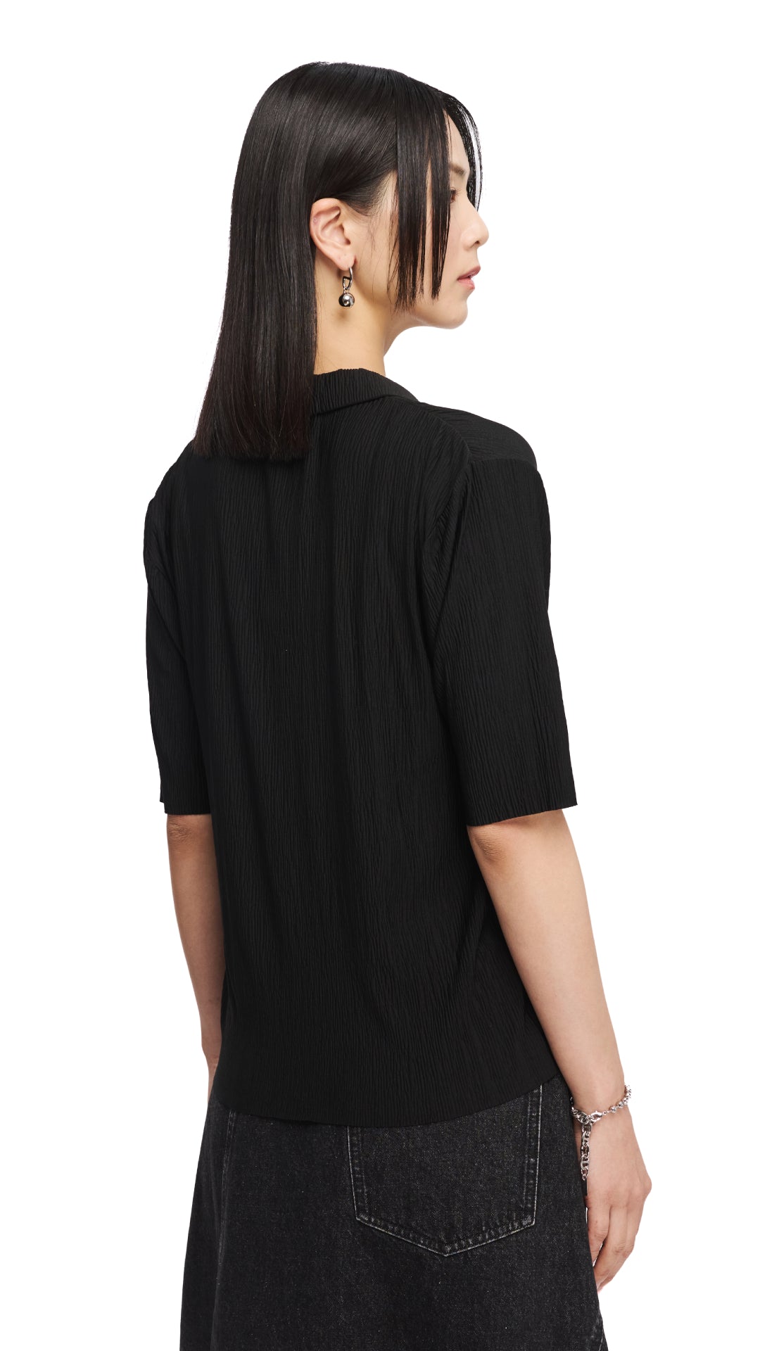 Stylish Crinkle Polo Shirt for Men & Women - Comfortable Wrinkle-Resistant Casual Top for Work, Golf & Everyday Wear