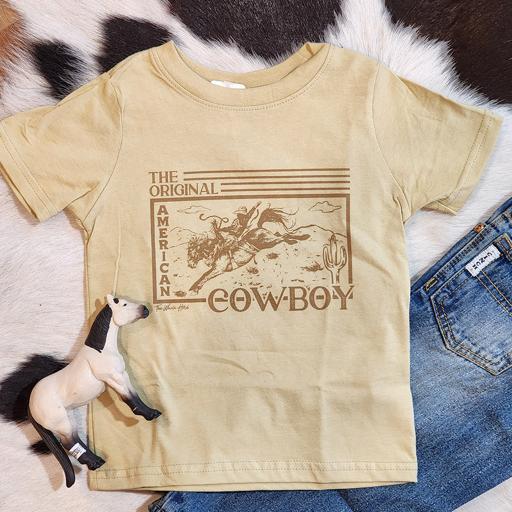 Vintage American Cowboy T-Shirt for Men - Western Style Graphic Tee | Perfect for Rodeo, Country Music Festivals & Casual Wear