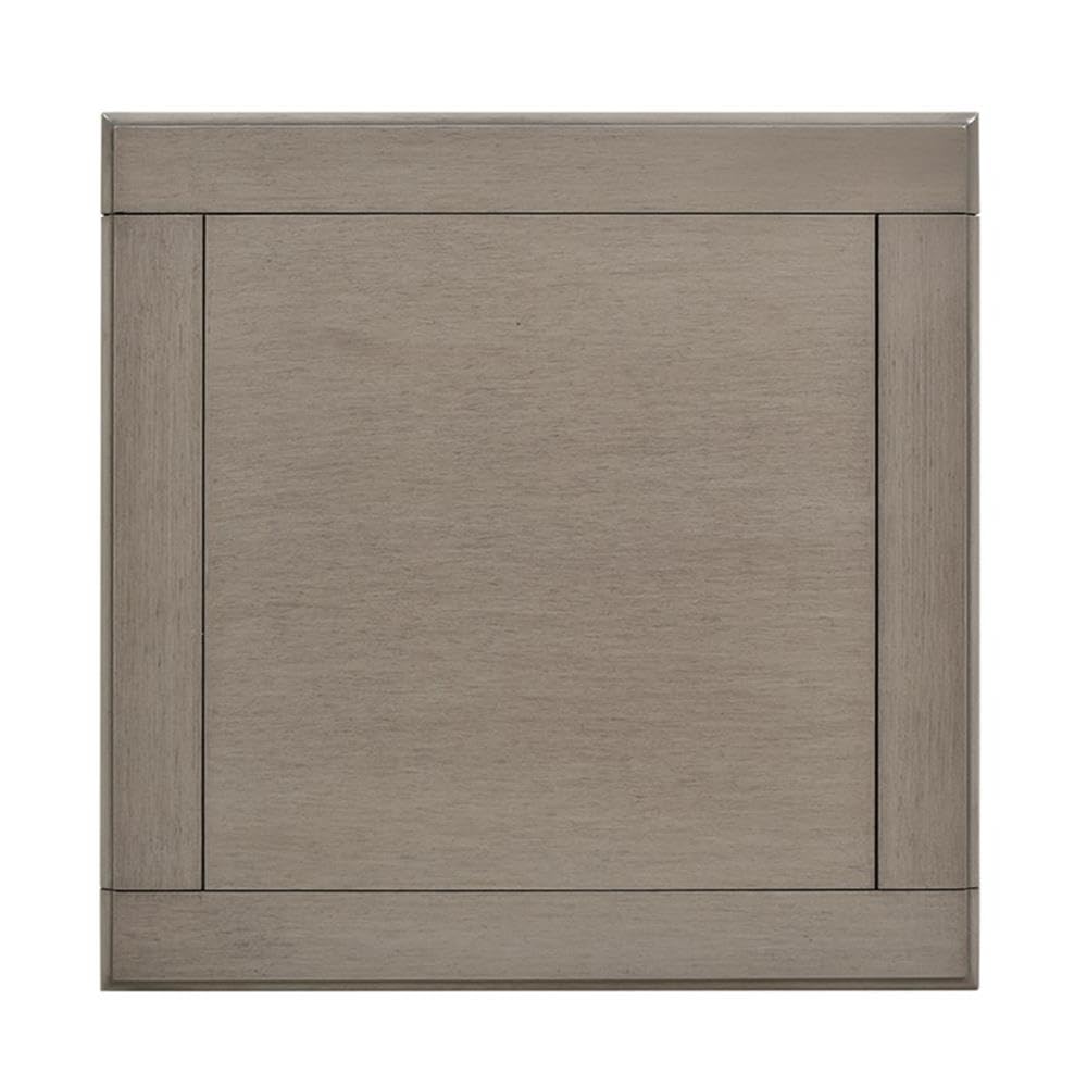 Jennifer Taylor Home Dauphin Storage Shelf Side Table - Grey Cashmere Finish | Stylish End Table for Living Room, Bedroom & Office Organization