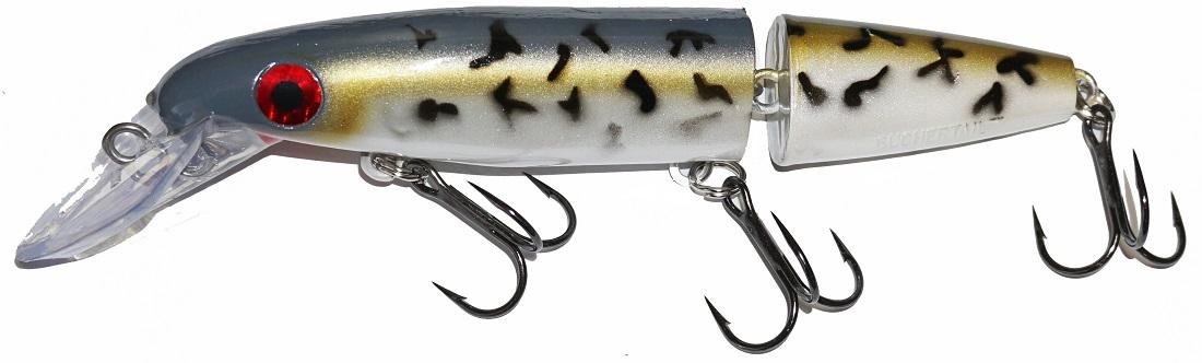 Bucher DepthRaider Jointed Crankbait Fishing Lure - Perfect for Bass, Walleye and Pike Fishing in Deep Waters