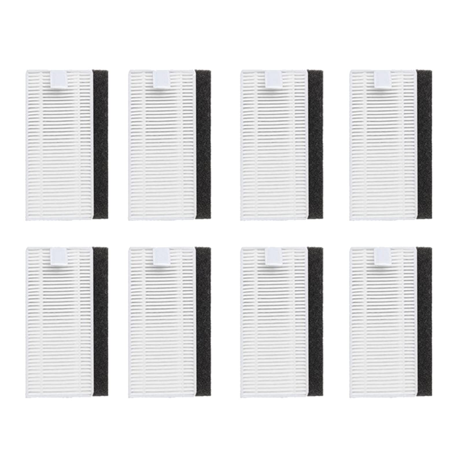 8-Pack HEPA Replacement Filters Compatible with Conga 1090 Robot Vacuum - High Efficiency Dust & Allergen Capture - Perfect for Pet Hair, Pollen & Household Cleaning Accessories
