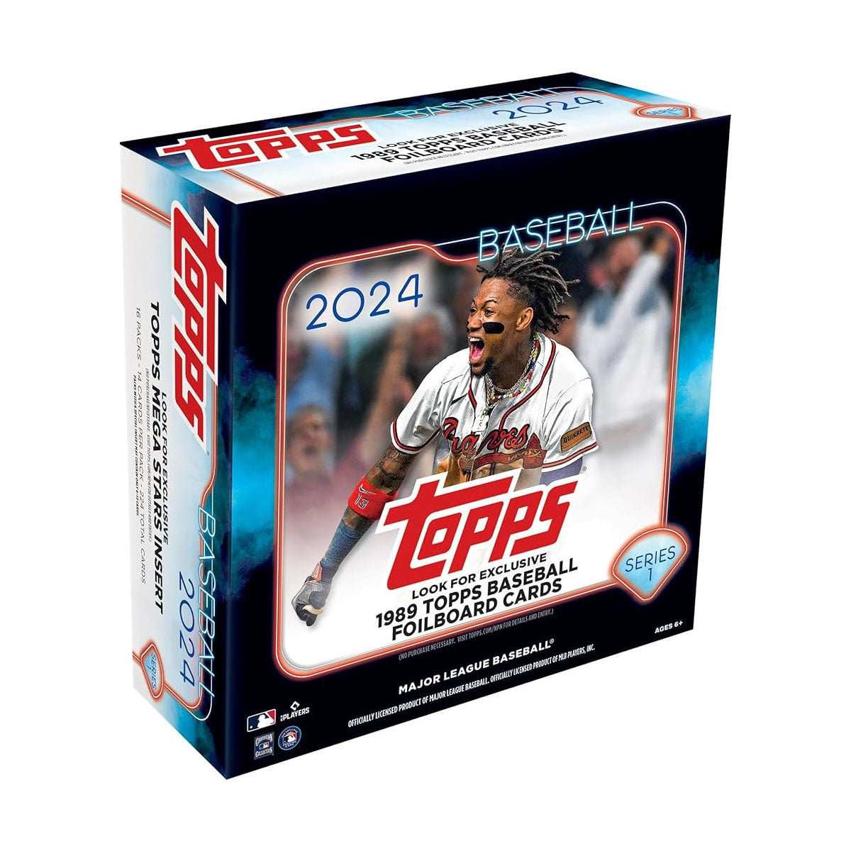 Topps 2024 Series 1 Baseball Mega Monster Box - 144 Cards with Exclusive Inserts & Rookies | Collectible Trading Cards for Baseball Fans & Sports Memorabilia Enthusiasts | Perfect for Gifts, Investments, and Game Day Fun