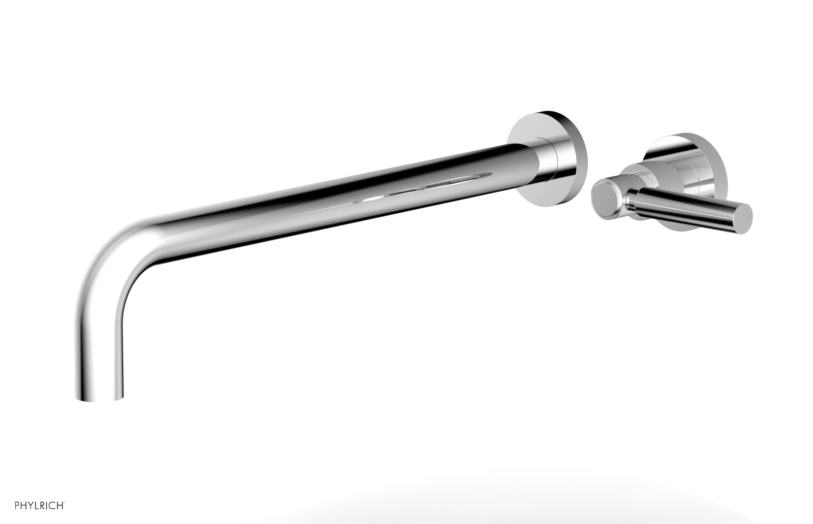 Basic 14 Single Handle Wall Mounted Lavatory Faucet Set with Lever Handle D130 18 - Perfect for Bathroom Sink, Powder Room, and Guest Bath Installation
