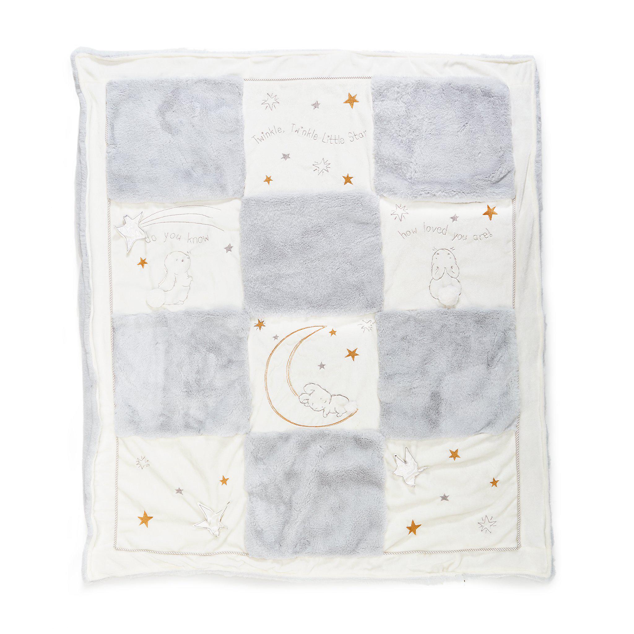 Little Star Quilt Heirloom Gift Set - Handmade Baby Blanket & Keepsake Bundle for Newborns, Christening & Family Heirlooms - Perfect for Nurseries, Baby Showers & Special Occasions