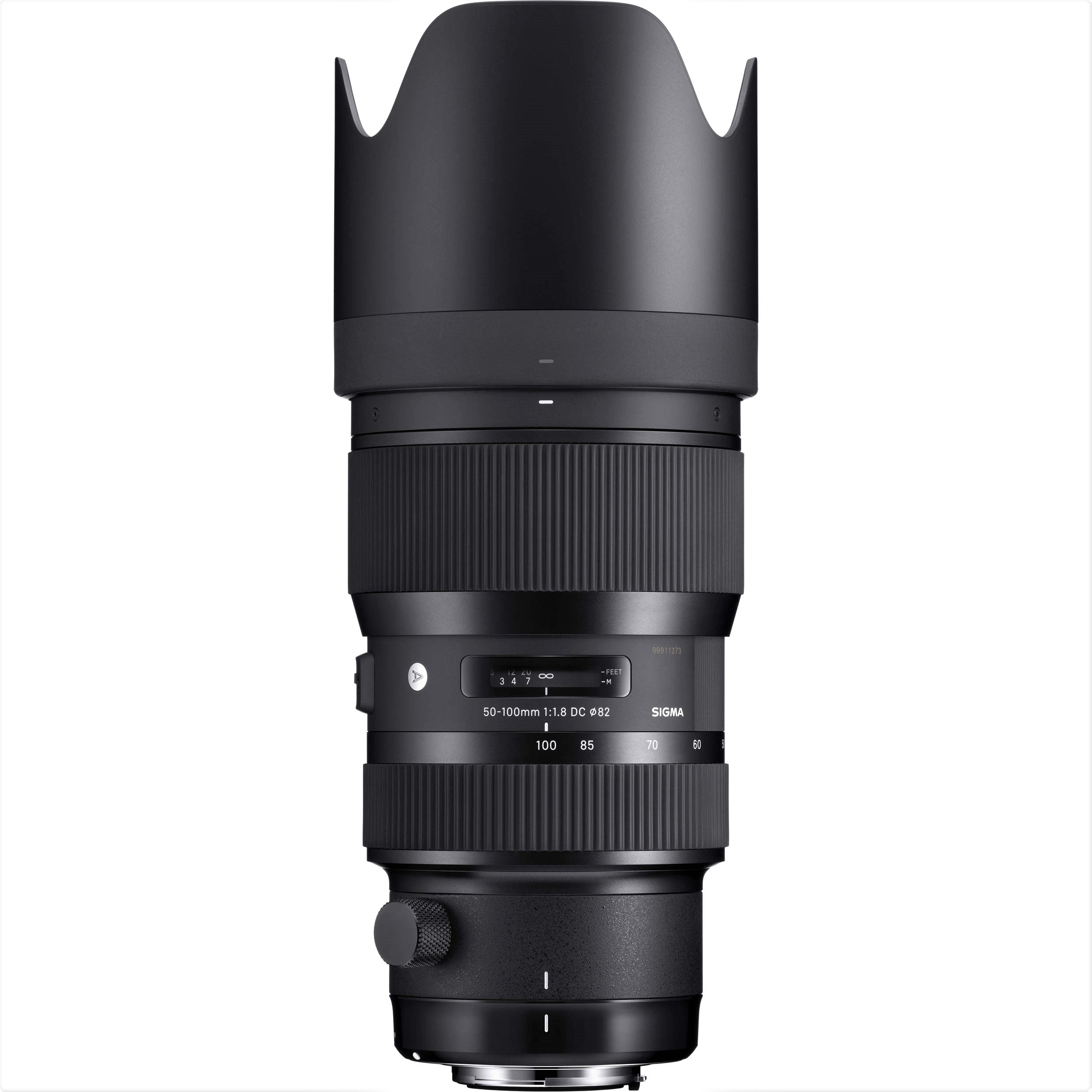 Sigma 50-100mm F1.8 DC HSM Art Lens for Nikon F Mount - Professional Telephoto Zoom Lens for Portraits, Sports & Low Light Photography