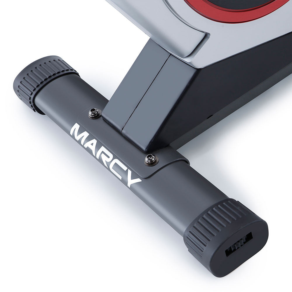 Marcy ME 702 Magnetic Upright Exercise Bike - Quiet Home Gym Equipment for Cardio Workouts | Perfect for Small Spaces & Indoor Cycling Training