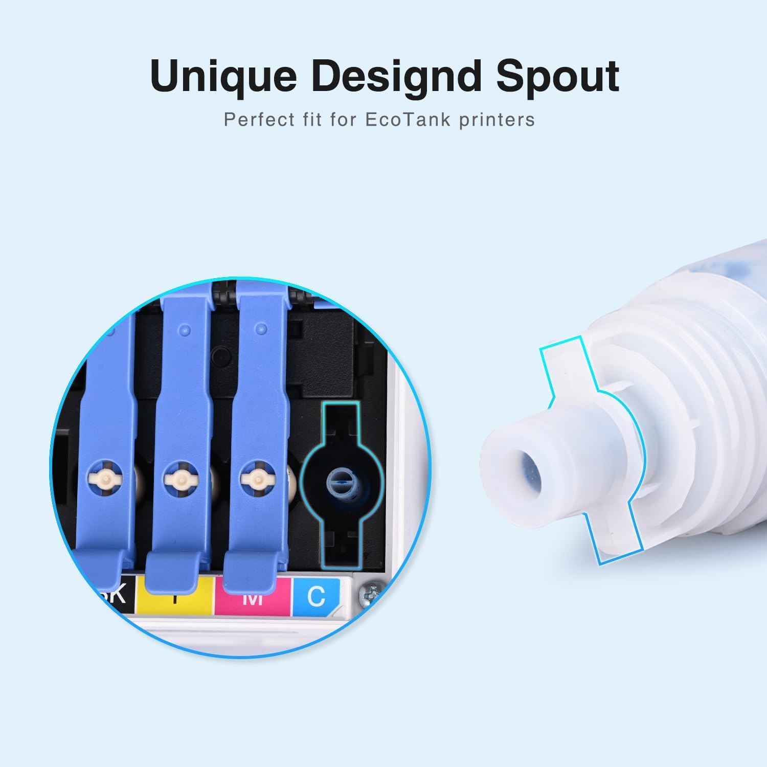 High-Quality Sublimation Ink 544 Autofill Replacement - Compatible with Ecotan Printers for Heat Press Transfers on Mugs, T-Shirts & More | UV-Resistant, ICC-Free, New & Sealed | Perfect for DIY Crafts, Personalized Gifts & Small Business Printing