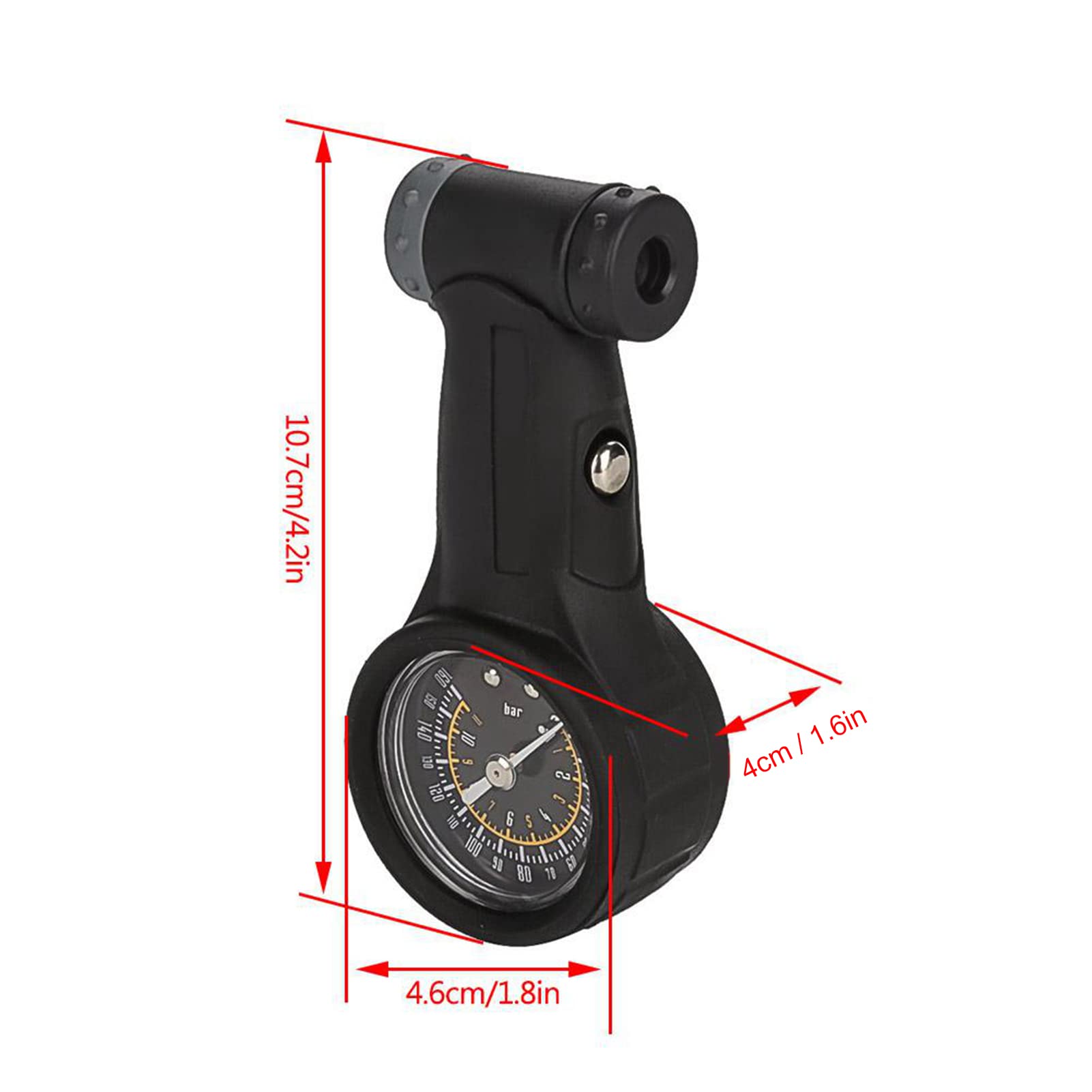 Premium Digital Tire Pressure Gauge - Accurate Car, Motorcycle & Bike Tire Pressure Checker with LCD Display - Perfect for Road Trips, Commuting & Cycling Safety