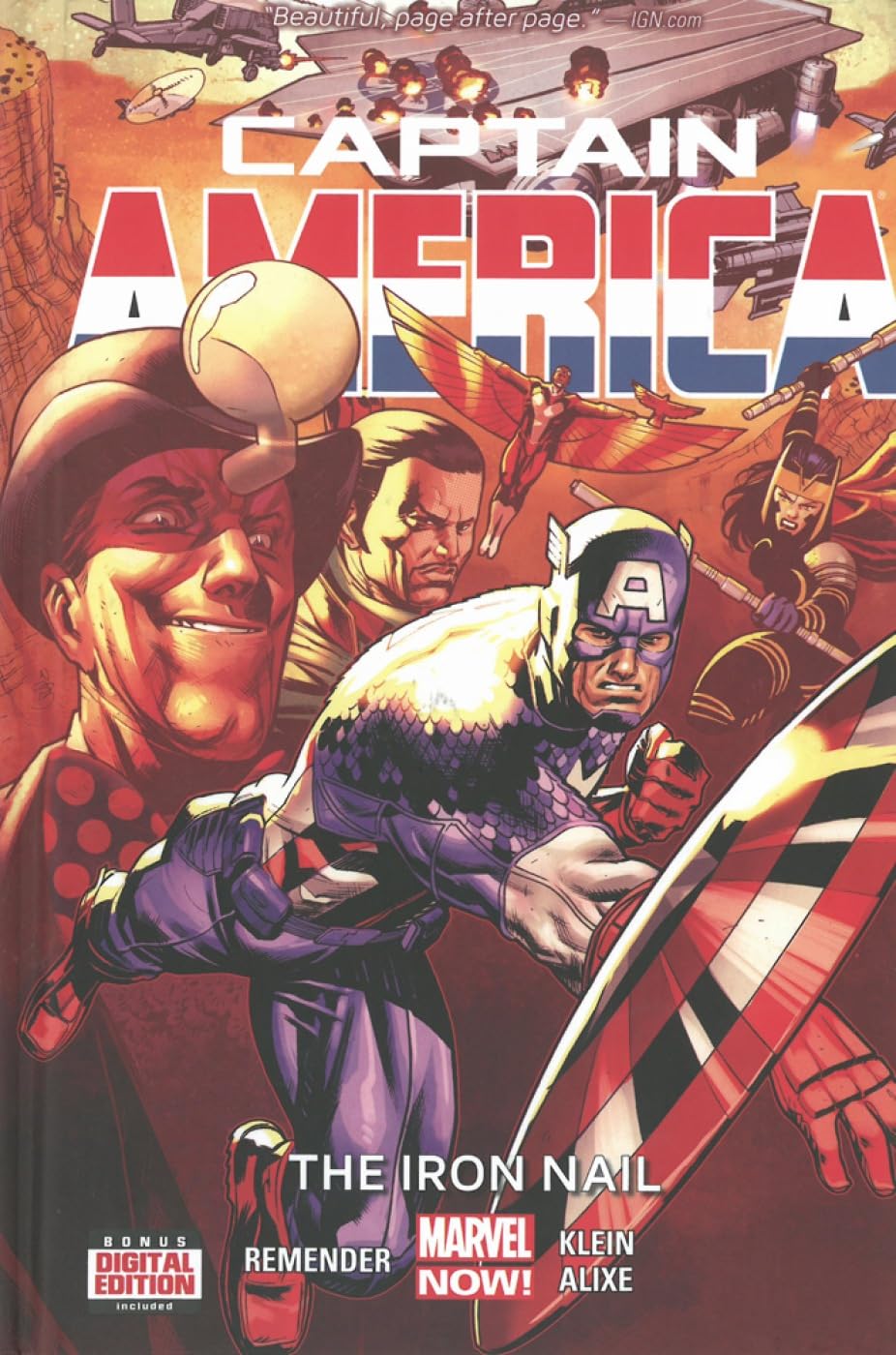 Captain America Vol. 4: The Iron Nail - Marvel NOW! Comic Book | Superhero Action, Adventure Storyline | Perfect for Marvel Fans & Comic Collectors