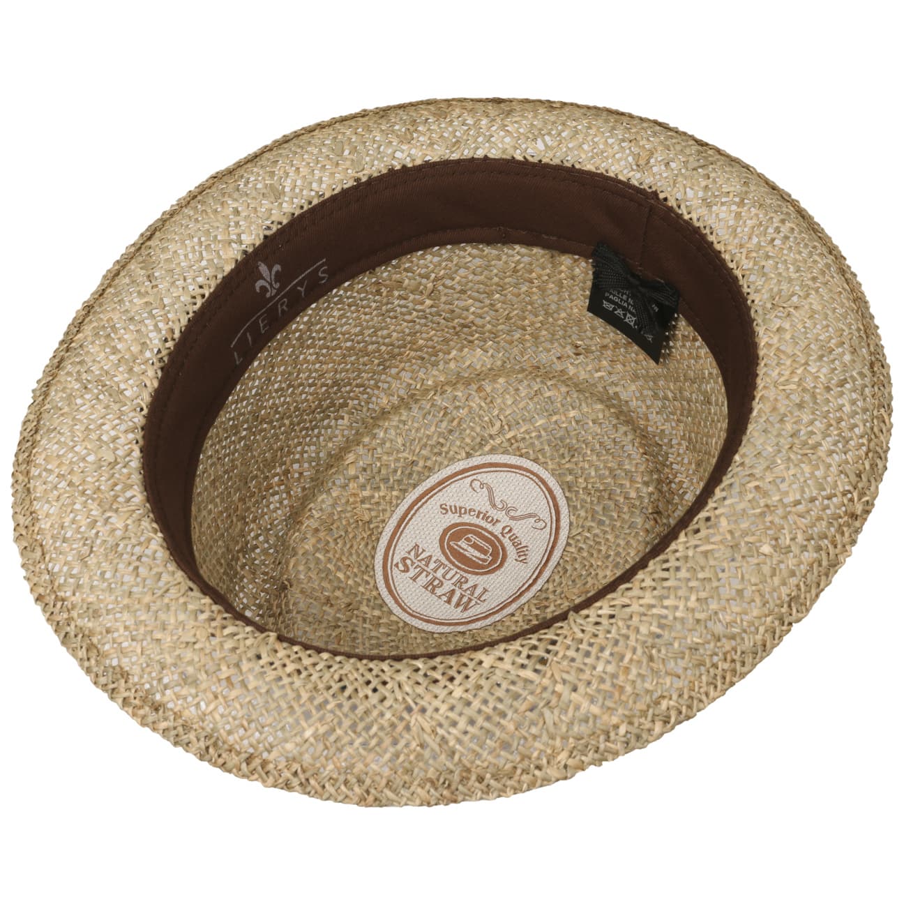 Stylish Montappo Pork Pie Straw Hat by Lierys - Summer Fashion Accessory for Men & Women - Perfect for Beach, Outdoor, and Casual Wear