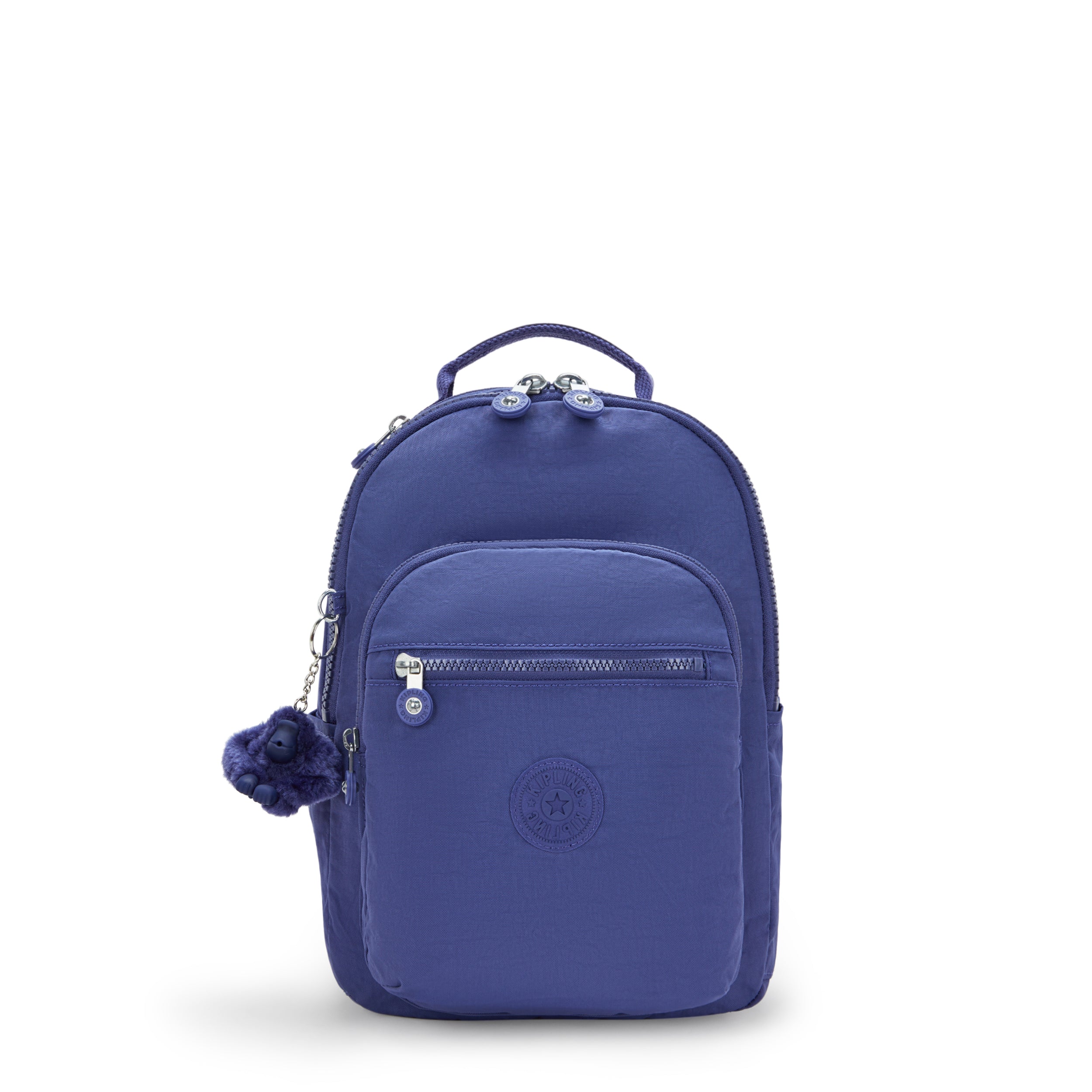 Kipling Seoul Small Tablet Backpack for Women & Men - Lightweight Laptop Bag with Padded Compartment, Water-Resistant Travel Backpack in Ocean Blue - Perfect for Work, School & Commuting