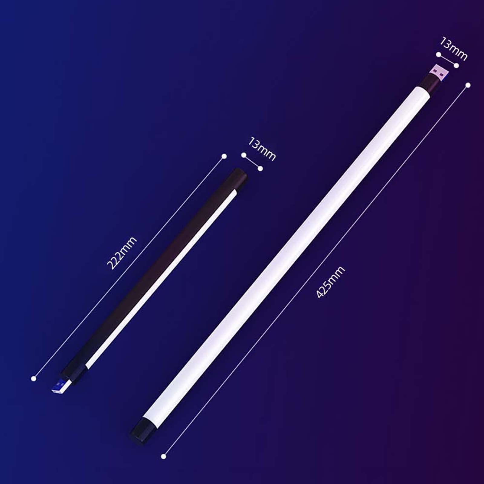 Portable RGB LED Fill Light - 40CM Selfie Ring Light with Adjustable Brightness & Color for Photography, Streaming, Video Shooting - Perfect for YouTube, TikTok, Live Broadcasts & Home Studio Lighting