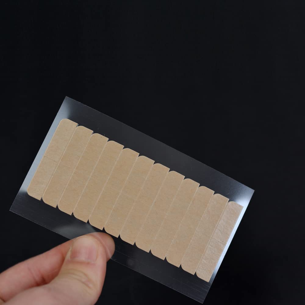 120 Pieces YANTAISIYU Hair Extension Tape Tabs - Double Sided Adhesive Tape for Hair Extensions & Wigs (Khaki) | Secure Hold for Daily Styling, Special Occasions & Cosplay