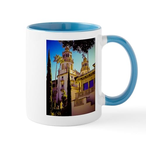 White/Blue Inside - Hearst Castle Mug