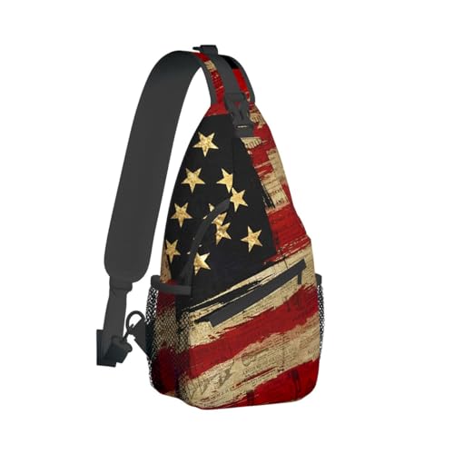 American Flag Black
