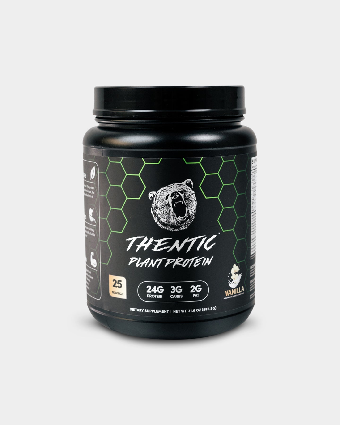 Organic Plant Protein Powder - Vegan Protein Supplement for Muscle Recovery & Weight Loss | Ideal for Smoothies, Baking & Post-Workout Nutrition