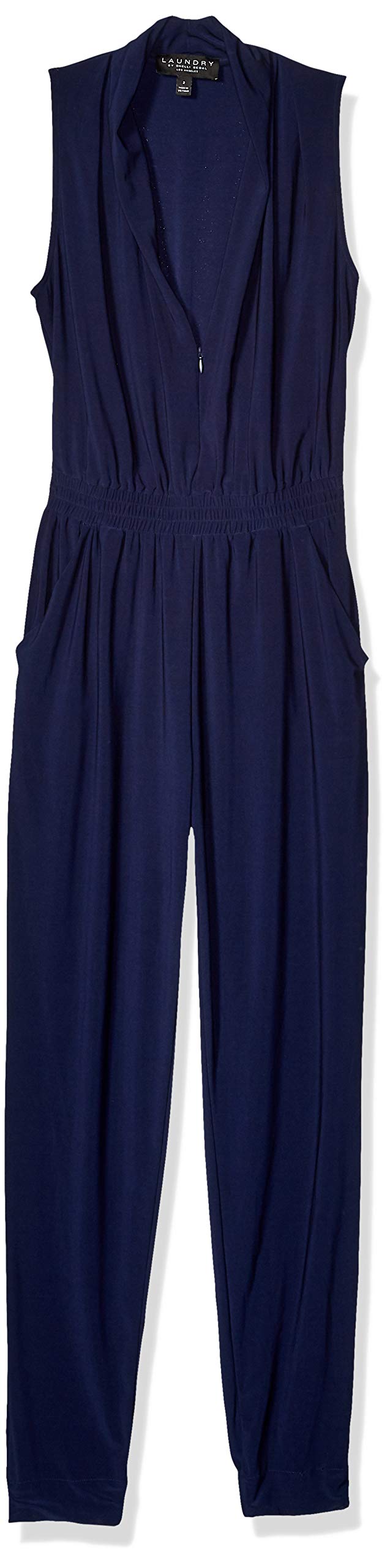 Shelli Segal Women's Matte Jersey Athleisure Jumpsuit - Comfortable Lounge Wear for Yoga, Travel & Casual Outings