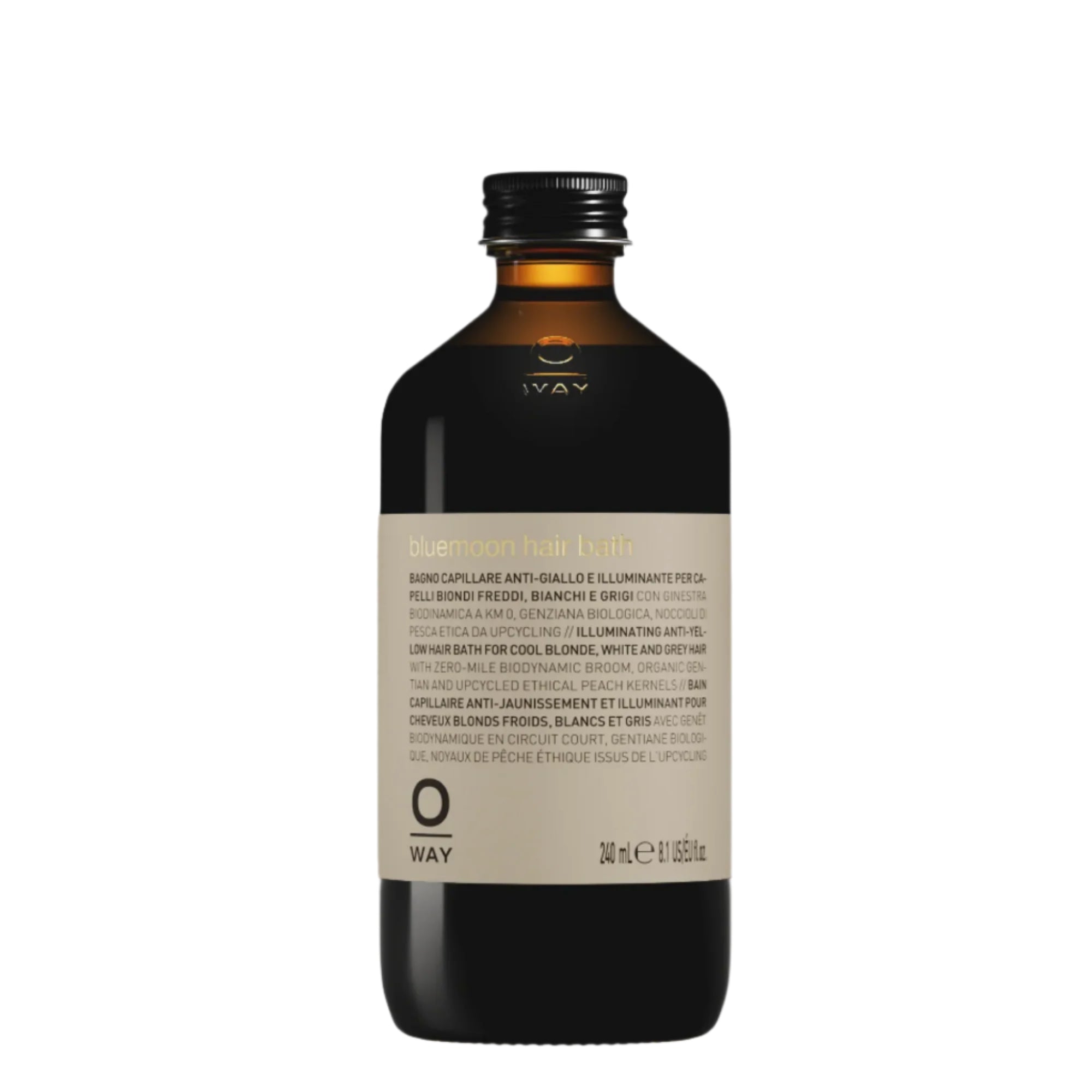 Oway Bluemoon Hair Bath - Organic Shampoo for Color-Treated Hair | Hydrating & Nourishing Formula | Perfect for Daily Use at Home & Salon