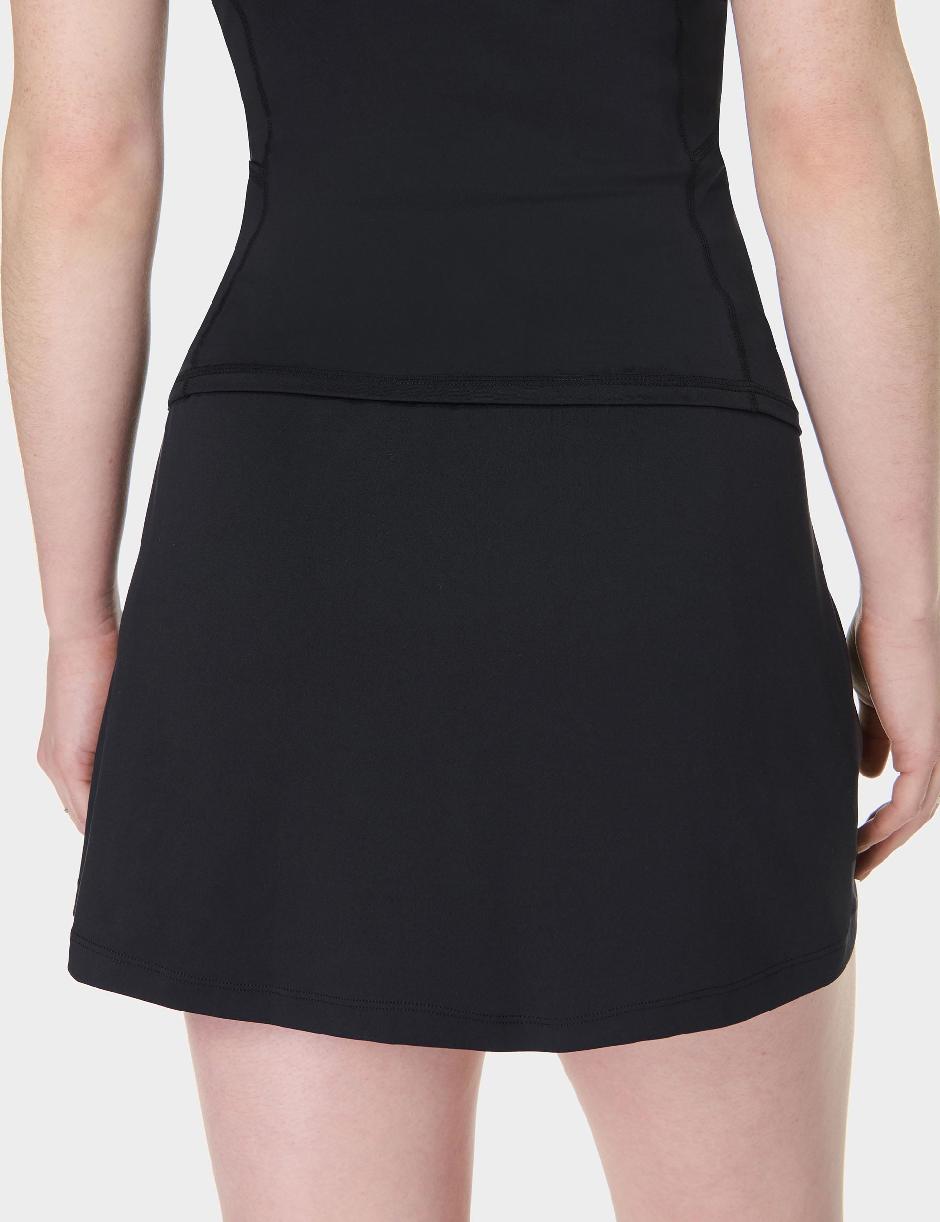 All Day Skort - Black Women's Athletic Skirt Shorts for Running, Yoga & Casual Wear