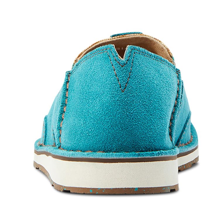 Ariat Women's Cruisers Western Boots - Comfortable Teal Suede Cowgirl Boots for Riding, Work & Everyday Wear