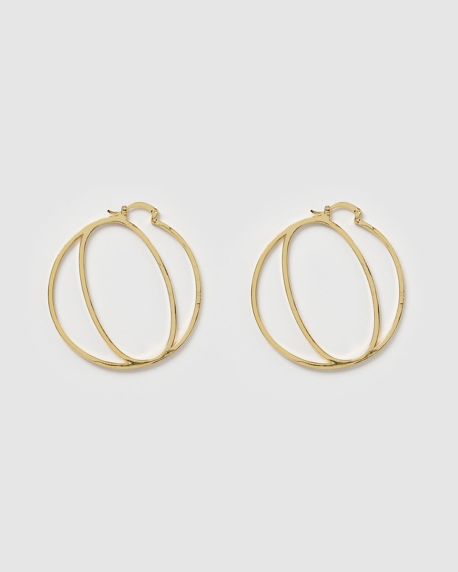 Izoa Alphabet Letter O Hoop Earrings - Sterling Silver Initial Jewelry for Women, Trendy Dainty Everyday Hoops | Perfect Gift for Birthday, Christmas & Special Occasions