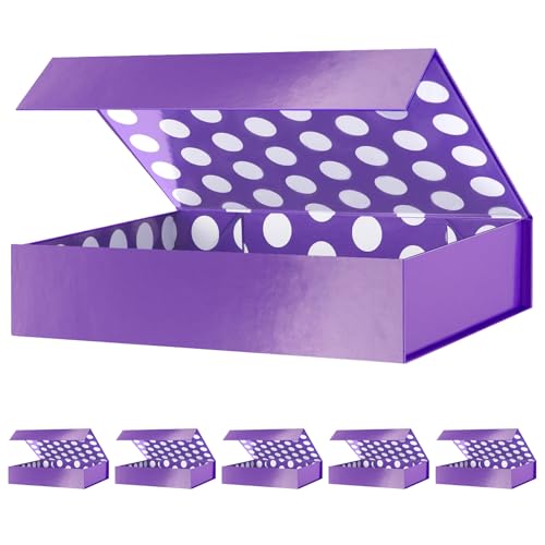 Purple-11x7.8x2.3-Pack of 6