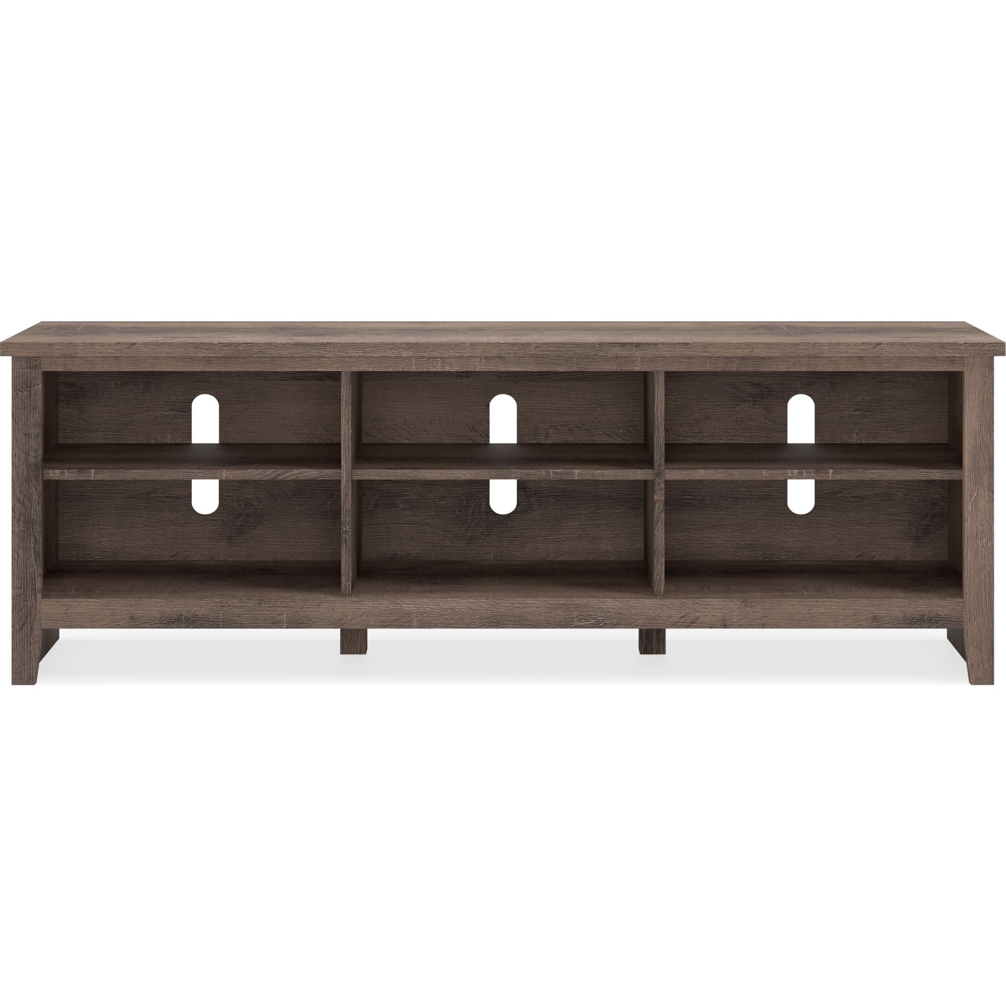 Arlenbry Modern TV Stand with Storage Shelf - 60 Inch Entertainment Center for Living Room, Gray - Perfect for Flat Screen TVs, Gaming Consoles & Media Storage