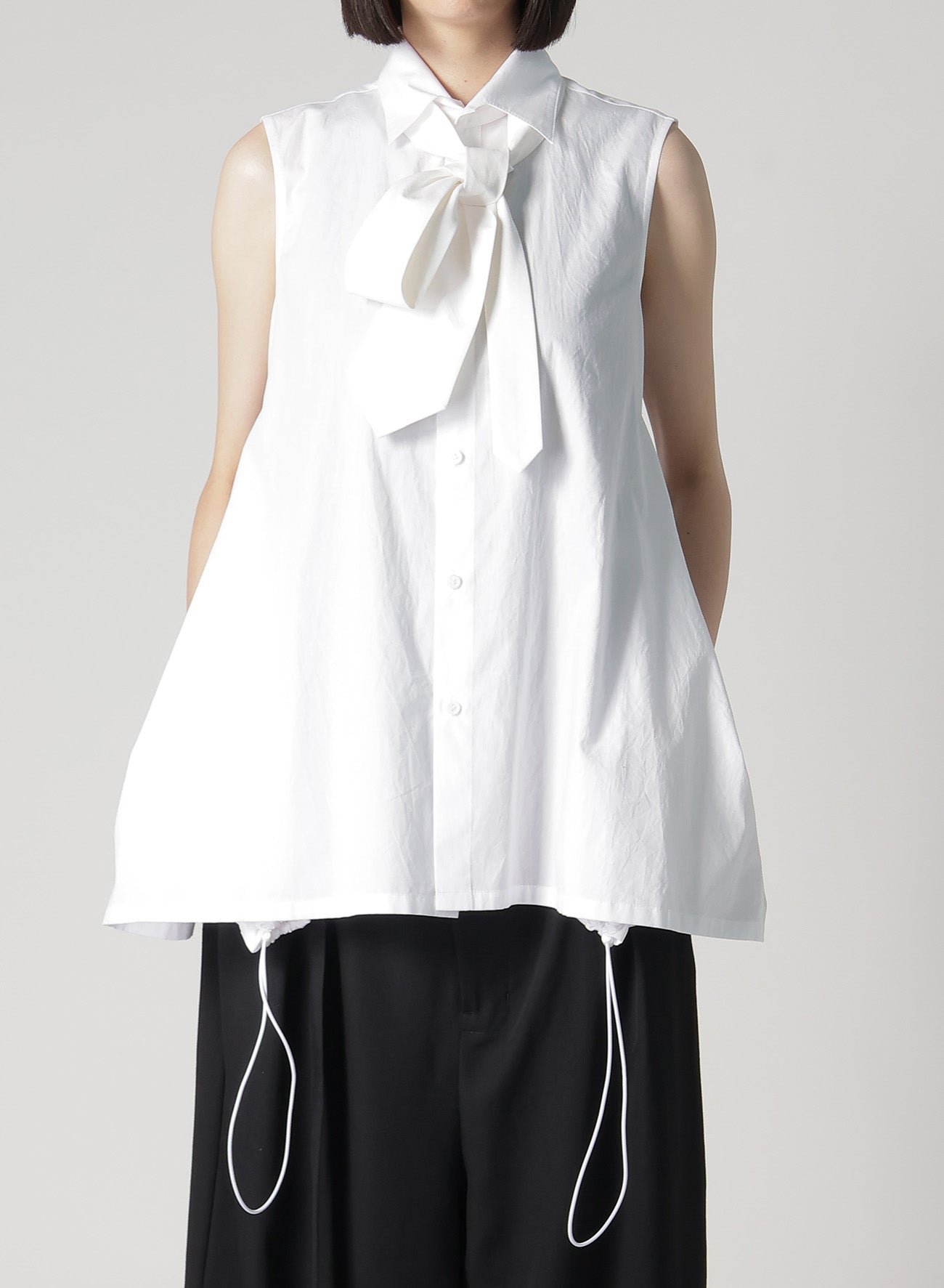 Stylish BROAD R Sleeveless Tie Blouse for Women - Elegant Casual & Office Wear - Perfect for Summer Outfits, Date Nights & Business Meetings