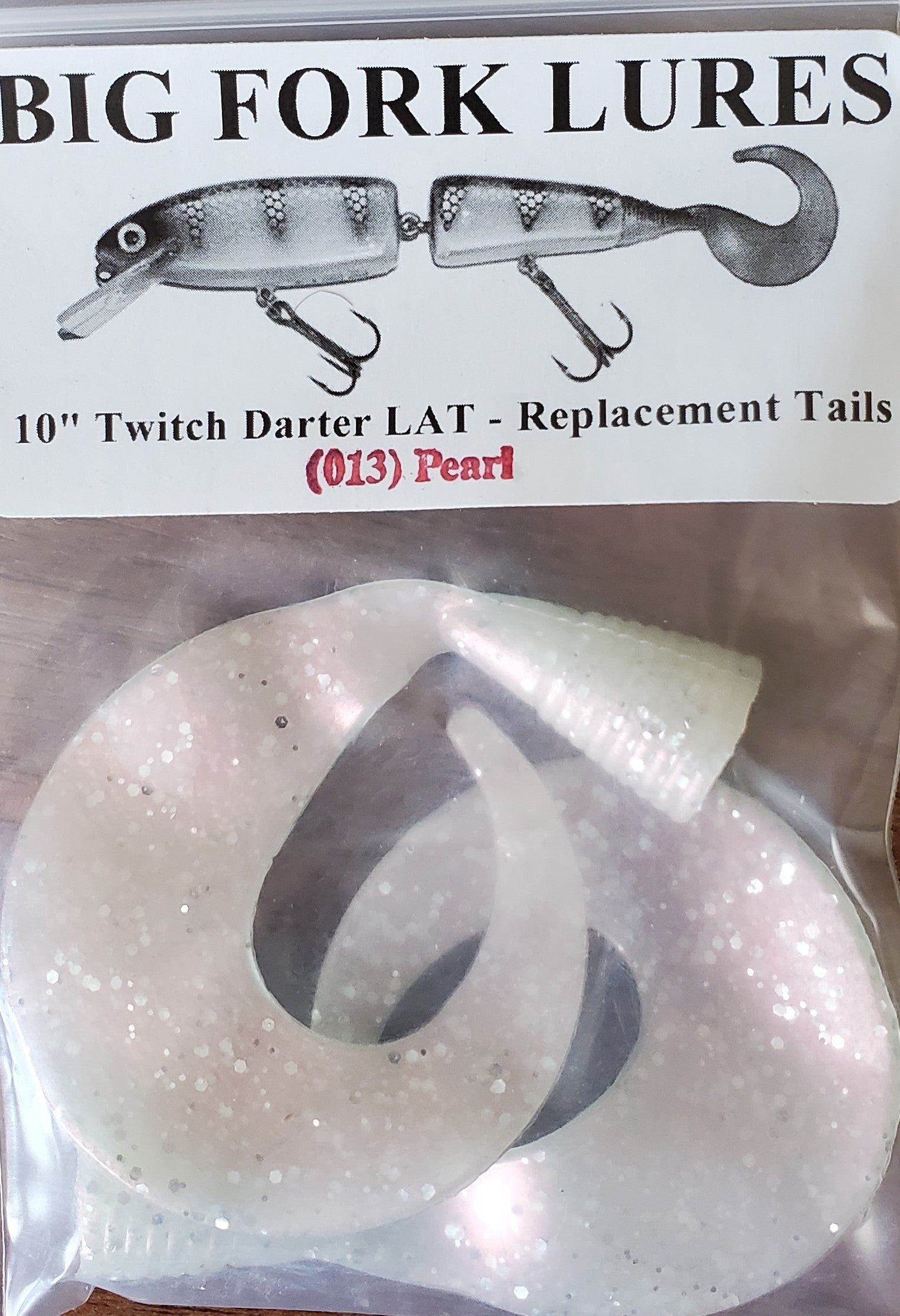 Big Fork Twitch Darter LAT Replacement Tails - Premium Fishing Lure Accessories for Bass, Walleye & Pike - Perfect for Freshwater & Saltwater Angling