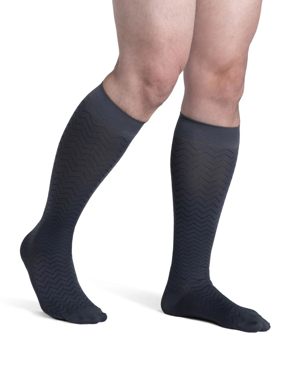 Sigvaris Style Microfiber Compression Socks 20-30mmHg for Men - Medical Grade Calf Support for Running, Travel & Varicose Vein Relief