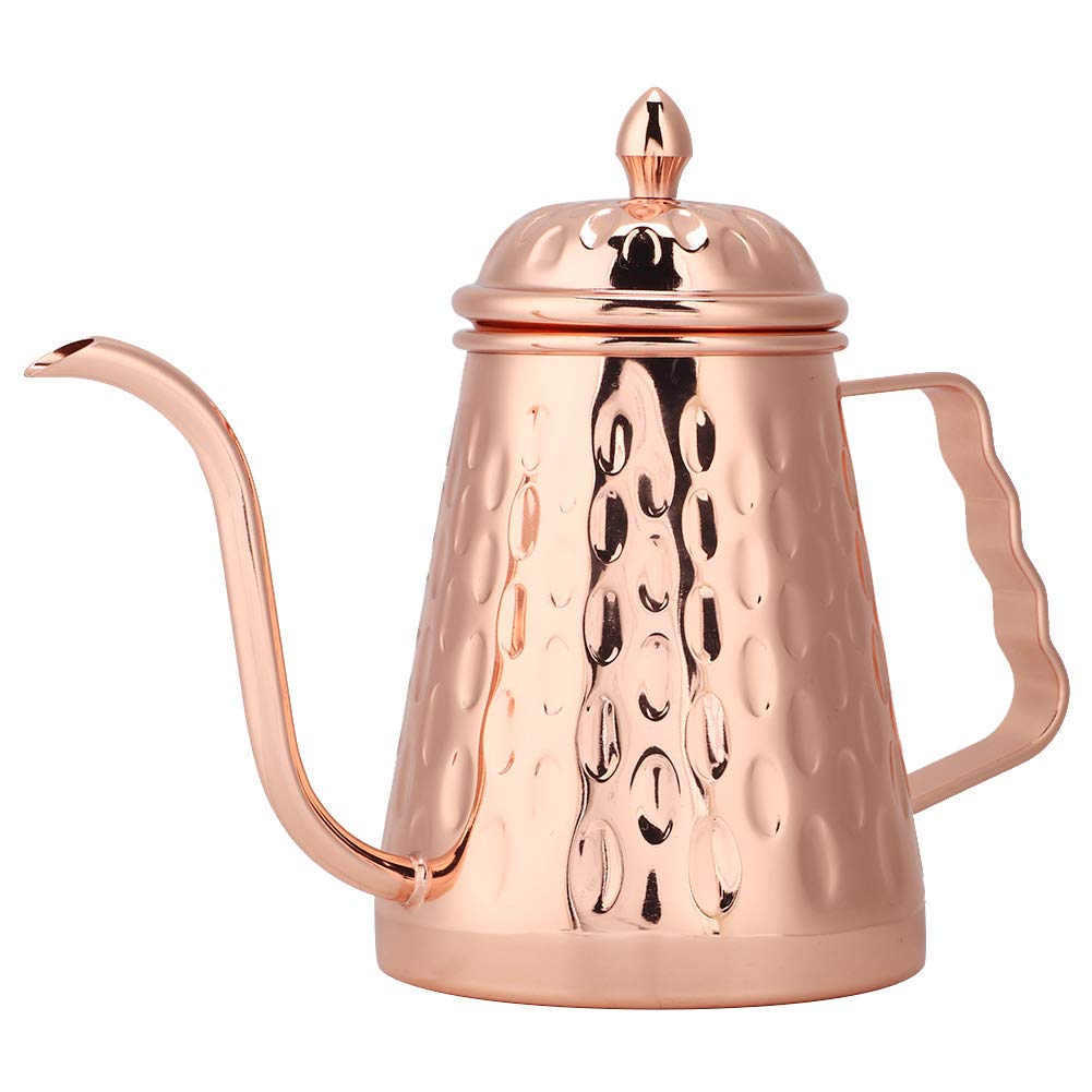 Premium Stainless Steel Coffee Kettle with Long Spout - Handcrafted Pour Over Coffee Pot for Home & Office Use - Safe & Comfortable Brewing for Coffee Enthusiasts - Perfect for Pour Over, French Press, and Drip Coffee Making
