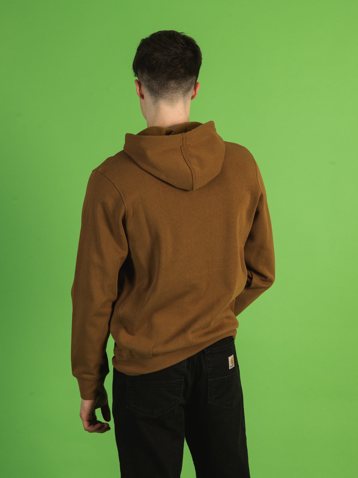 Caterpillar Foundation Pullover Hoodie - Men's Heavyweight Fleece Sweatshirt for Work & Outdoor Activities | Clearance Sale