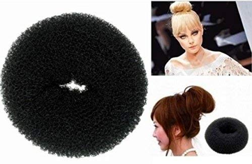 Anup Torda Hair Donut for Bun Making - 3 Pack Black - Perfect for Styling & Parties
