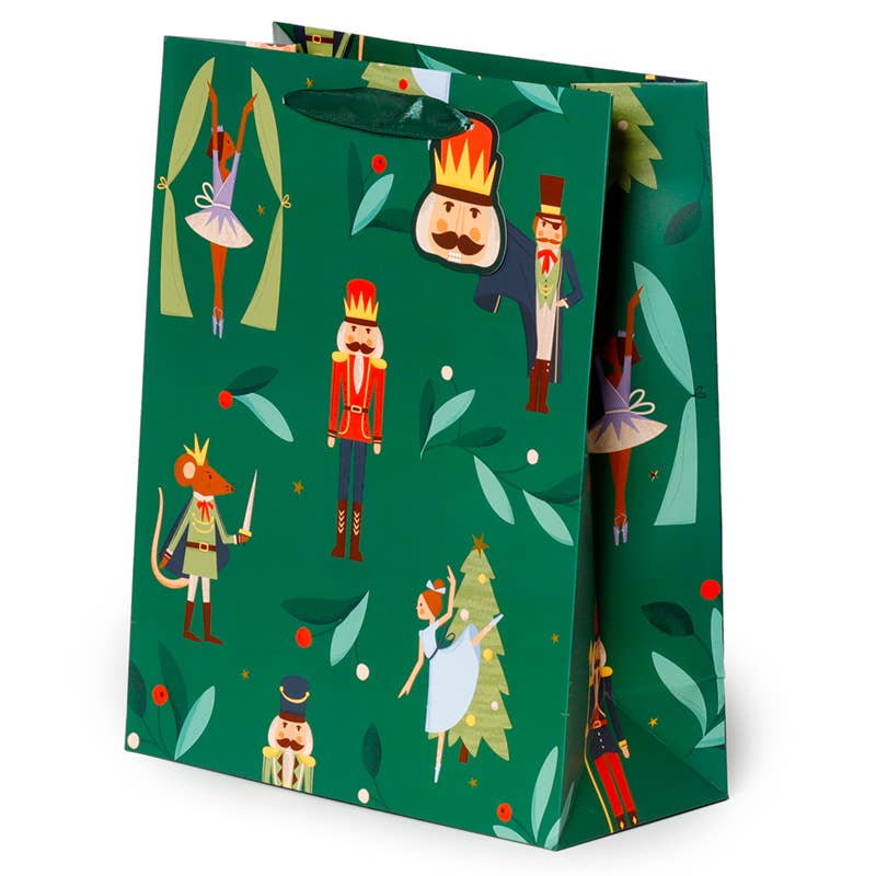 Christmas Nutcracker Sugar Plum Fairy Gift Bag - Holiday Party Favors, Christmas Decorations & Stocking Stuffers - Perfect for Festive Gifts, Tree Ornaments & Holiday Celebrations